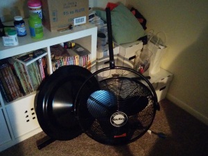 Our new Air King ™ fan. Current status: disassembled.